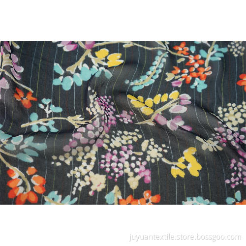 Viscose 50D High Twist See Through Crepe Fabric